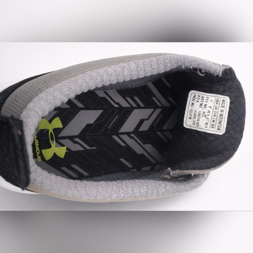 Under Armour Green /black Men's Sneakers US size 9 - Picture 4 of 5